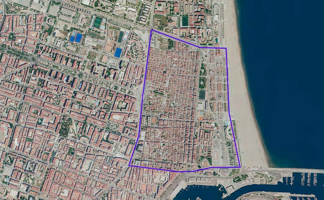 Romantic Apartment In The Heart Of Cabanyal Valencia Bagian luar foto